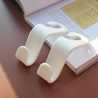 2db Univerzális autósülés horog hátsó belső hordozható akasztós táskatartó tárolótáska pénztárca szövet dekoratív dísztárgyak tárolása