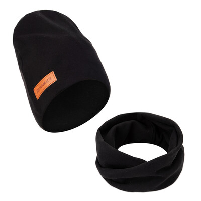 2 buc/lot Faux Cașmir Bebeluș Turban Pălării Set eșarfe Nou-născuți Copii Stick din piele Iarnă Straturi duble Căciuli Bonete Fashion Headwraps