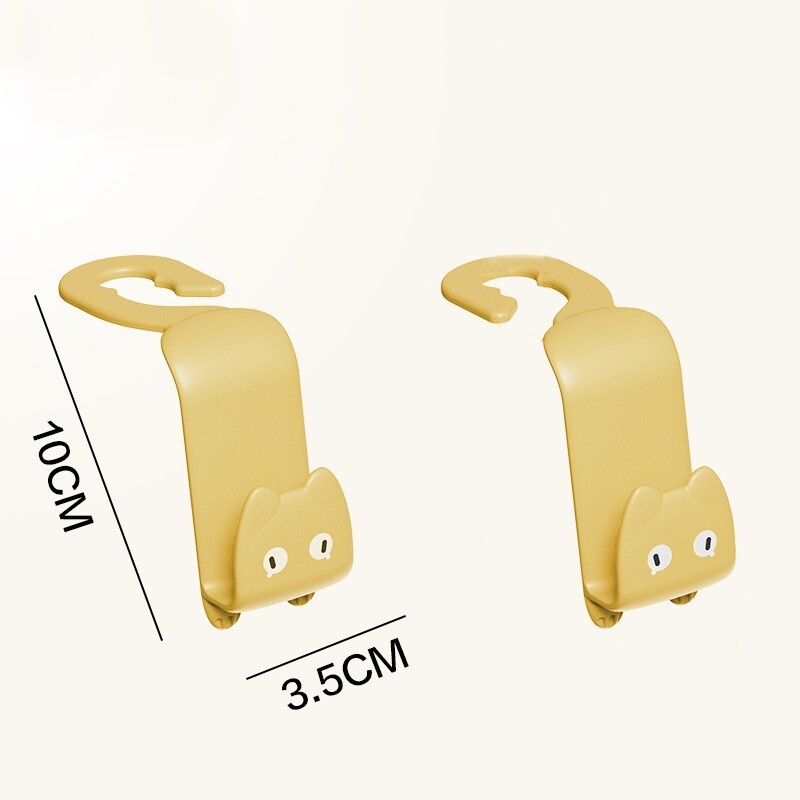 STONEGO Automobil Vozilo Kuka za stražnje sjedalo Stražnji naslon za glavu Organizator Vješalica Kuka za pohranu za namirnice Torba Ručna torba Kišobrani Slatka kuka