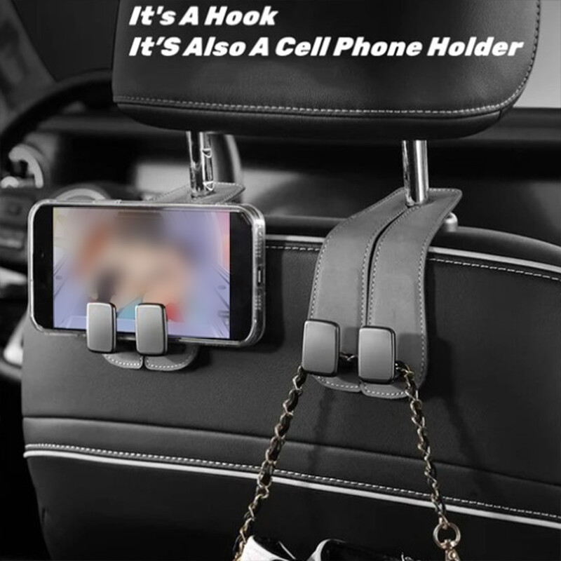 Cârlige pentru scaunul auto Tetiera Material rezistent la uzură și durabil Cârlige care economisesc spațiu potrivite pentru toate tipurile de scaune auto