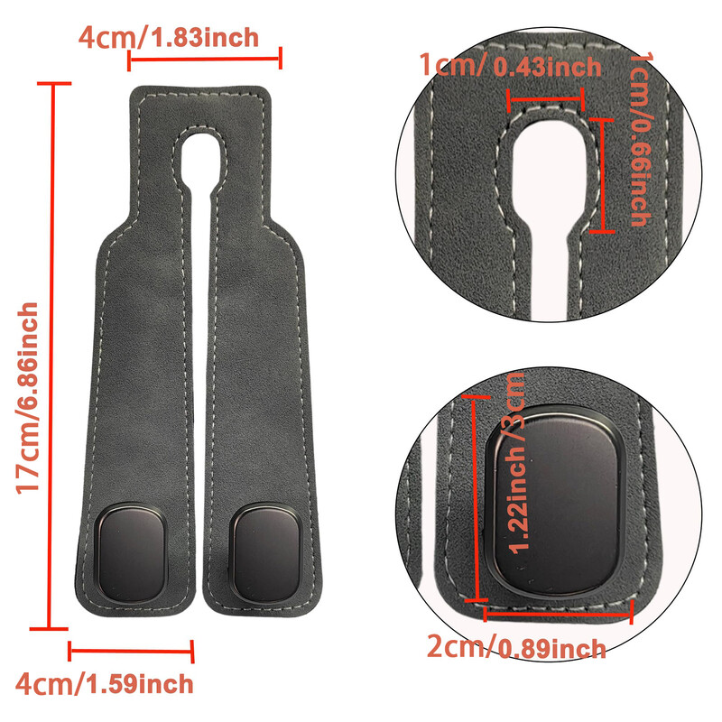 Cârlige pentru scaunul auto Tetiera Material rezistent la uzură și durabil Cârlige care economisesc spațiu potrivite pentru toate tipurile de scaune auto