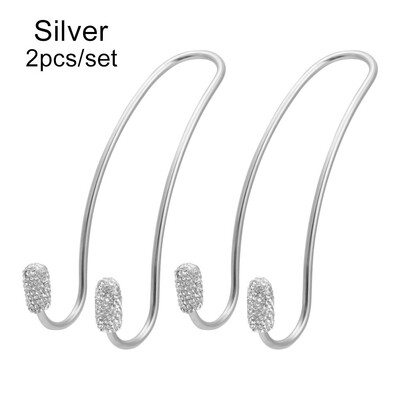 2 csomagos üléstámla rendszerezők Bling Diamond univerzális autós fejtámla táskaakasztók Erős, tartós automatikus hátsó ülés tároló kampók