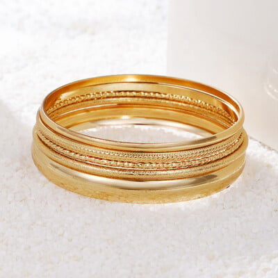 12 ks Punk Curb Cuban Chain Bracelets Set pre ženy Miami Boho Thick Gold Color Charm Bracelets Bangles Fashion Short Short