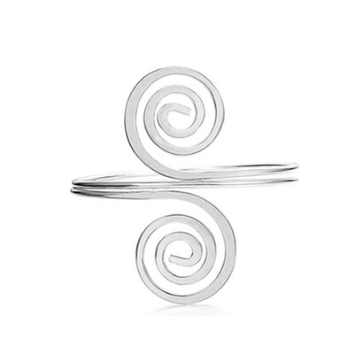 Brățară Boho Vintage, auriu, argintiu, cu pene, braț pentru braț deschis, braț, braț, sculptură cu flori, India, bijuterii pentru femei