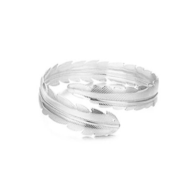 Brățară Boho Vintage, auriu, argintiu, cu pene, braț pentru braț deschis, braț, braț, sculptură cu flori, India, bijuterii pentru femei