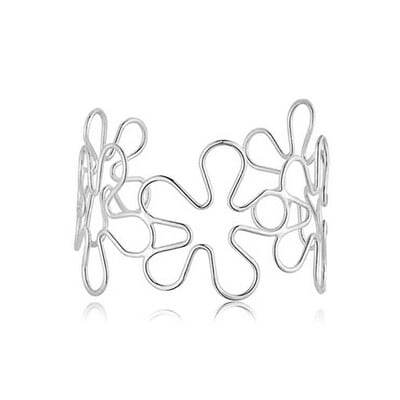 Brățară Boho Vintage, auriu, argintiu, cu pene, braț pentru braț deschis, braț, braț, sculptură cu flori, India, bijuterii pentru femei