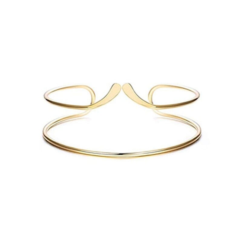 Brățară Boho Vintage, auriu, argintiu, cu pene, braț pentru braț deschis, braț, braț, sculptură cu flori, India, bijuterii pentru femei