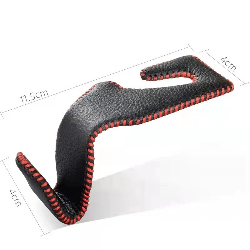 Automobilinės sėdynės galvos atramos kabliai Oda paslėpta nugaros pakaba Laikiklis Tvarkyklės galinė rankinė piniginėms Krepšiai Vidaus priedai