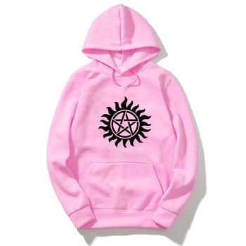 Σειρά Supernatural Print Hoodies Ανδρικές φόρμες μόδας