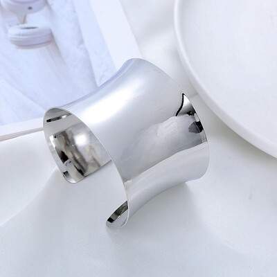 DIEZI 2023 Jaunas pārspīlēti panku platas aproču rokassprādzes sievietēm vīriešiem Vintage zelta sudraba krāsas rokassprādze Boho Fashion Pulseras rotaslietas