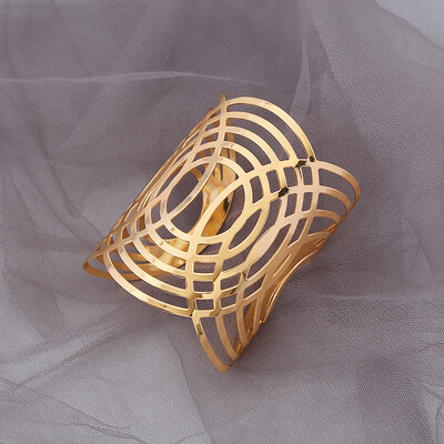 DIEZI 2023 Jaunas pārspīlēti panku platas aproču rokassprādzes sievietēm vīriešiem Vintage zelta sudraba krāsas rokassprādze Boho Fashion Pulseras rotaslietas