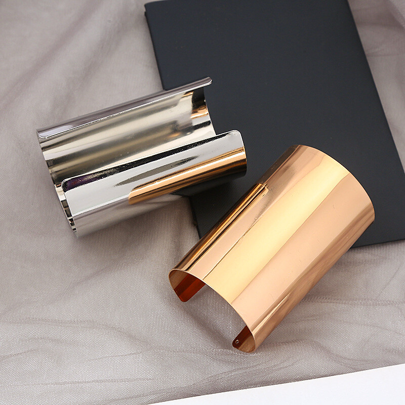 DIEZI 2023 Jaunas pārspīlēti panku platas aproču rokassprādzes sievietēm vīriešiem Vintage zelta sudraba krāsas rokassprādze Boho Fashion Pulseras rotaslietas