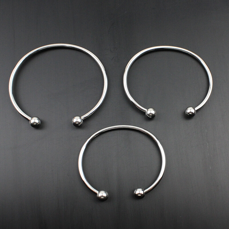 Az új divatos kiegészítők szabadon barkácsolhatók nyitott gömbfejű finompolírozással cérnával vízálló fém rozsdamentes acél karkötővel