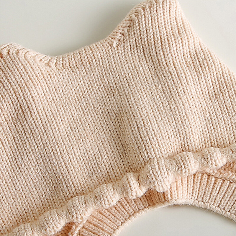 Téli rajzfilm baba kötött sapka egyszínű, meleg fülvédő sapka csecsemőknek, kisgyermekeknek, fiúknak lányoknak sapka Gorro 아기모자