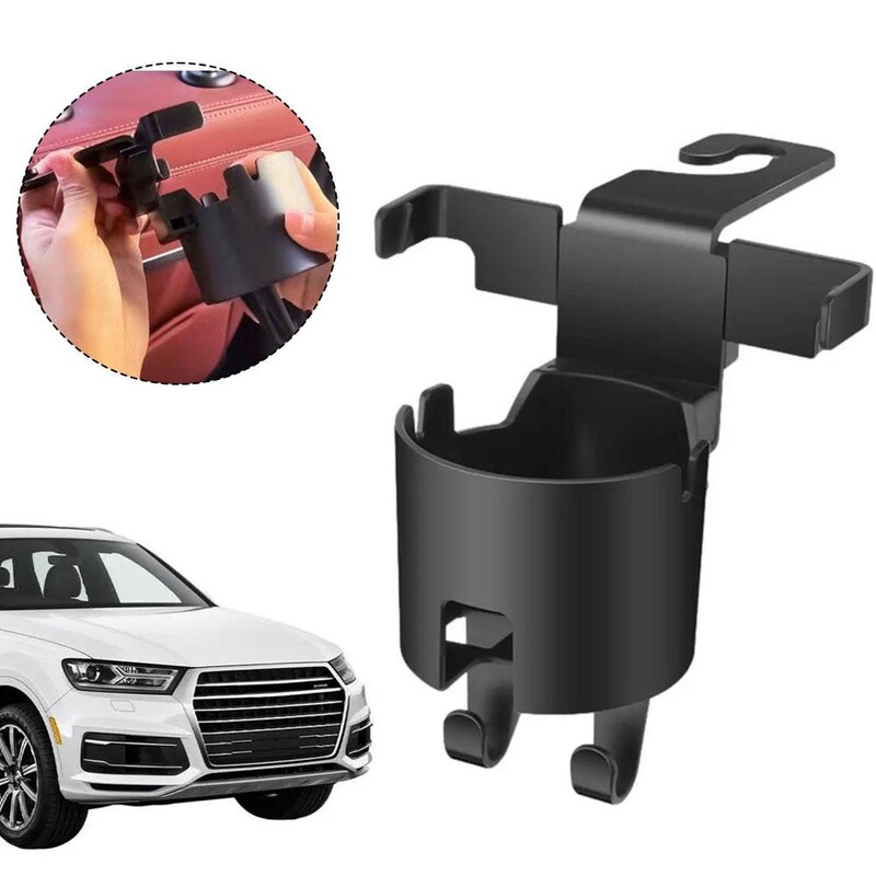 Többfunkciós autós fejtámla pohártartó italos palack akasztós rögzítő, automatikus hátsó ülés horogtartó tároló autós kellékek
