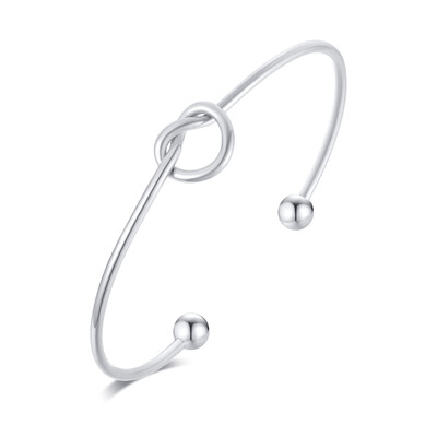 Trendy okrúhle kruhové manžetové náramky s otvoreným uzlom pre ženy, elegantné zlaté šperky, náramky na ruku, náramky na ruku