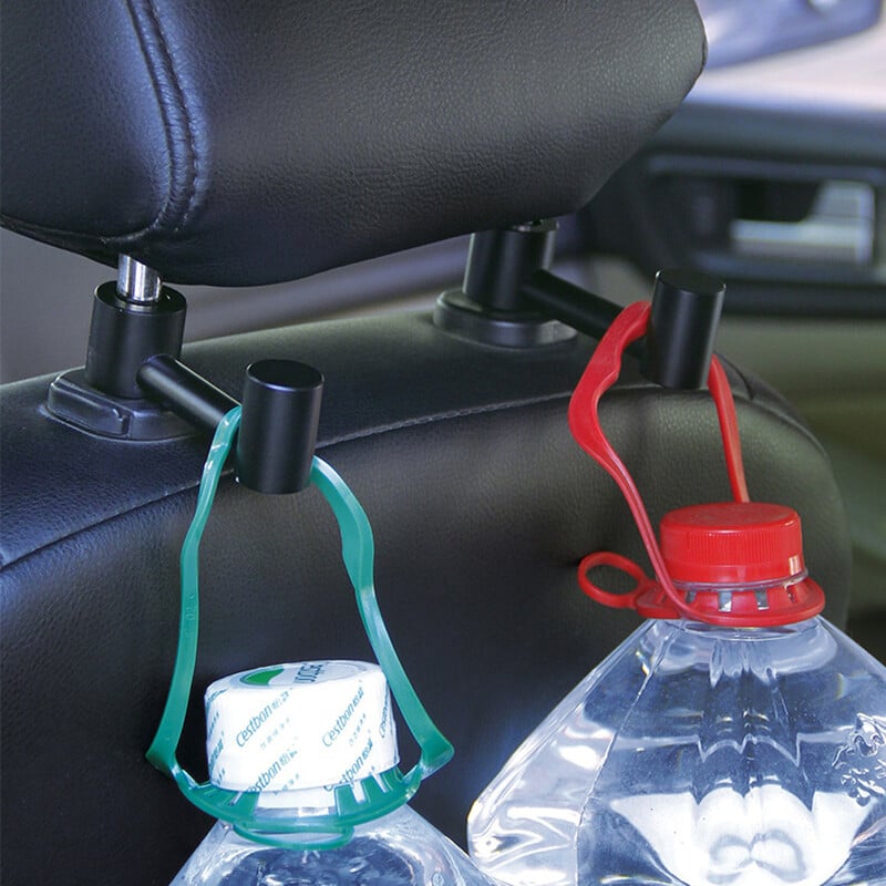 Cârlig pentru tetiera scaun auto din aliaj de aluminiu pentru organizator de scaune din spate auto Suport de depozitare pentru umeraș pentru geantă de mână geanți haine paltoane