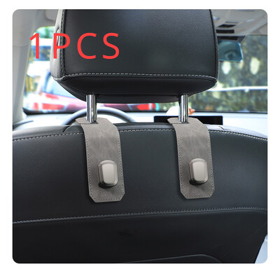 Γάντζος σουέτ γενικής χρήσης, μονός/διπλός γάντζος πολυλειτουργικός γάντζος πλάτη καθίσματος αυτοκινήτου αποθήκευσης κρεμαστός πίσω χώρος αποθήκευσης αυτοκινήτου