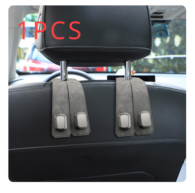 Γάντζος σουέτ γενικής χρήσης, μονός/διπλός γάντζος πολυλειτουργικός γάντζος πλάτη καθίσματος αυτοκινήτου αποθήκευσης κρεμαστός πίσω χώρος αποθήκευσης αυτοκινήτου