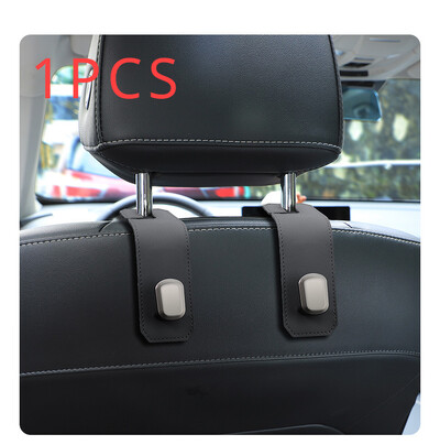 Γάντζος σουέτ γενικής χρήσης, μονός/διπλός γάντζος πολυλειτουργικός γάντζος πλάτη καθίσματος αυτοκινήτου αποθήκευσης κρεμαστός πίσω χώρος αποθήκευσης αυτοκινήτου