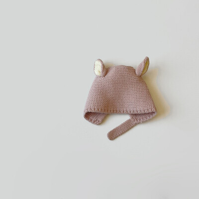 0-2 éves baba sapka ősz téli fül Nyúl Kötött gyerek sapka kislányok baba fiúk aranyos gyapjú sapka baba kiegészítők újszülöttnek