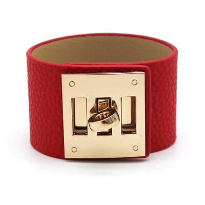 2023-as új divatos, arany borítású bőr karkötők, széles csukló Femme Statement ékszerajándékok