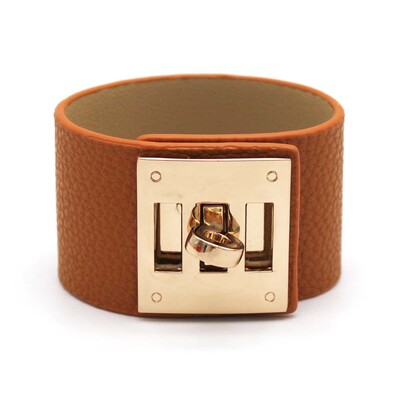 2023-as új divatos, arany borítású bőr karkötők, széles csukló Femme Statement ékszerajándékok