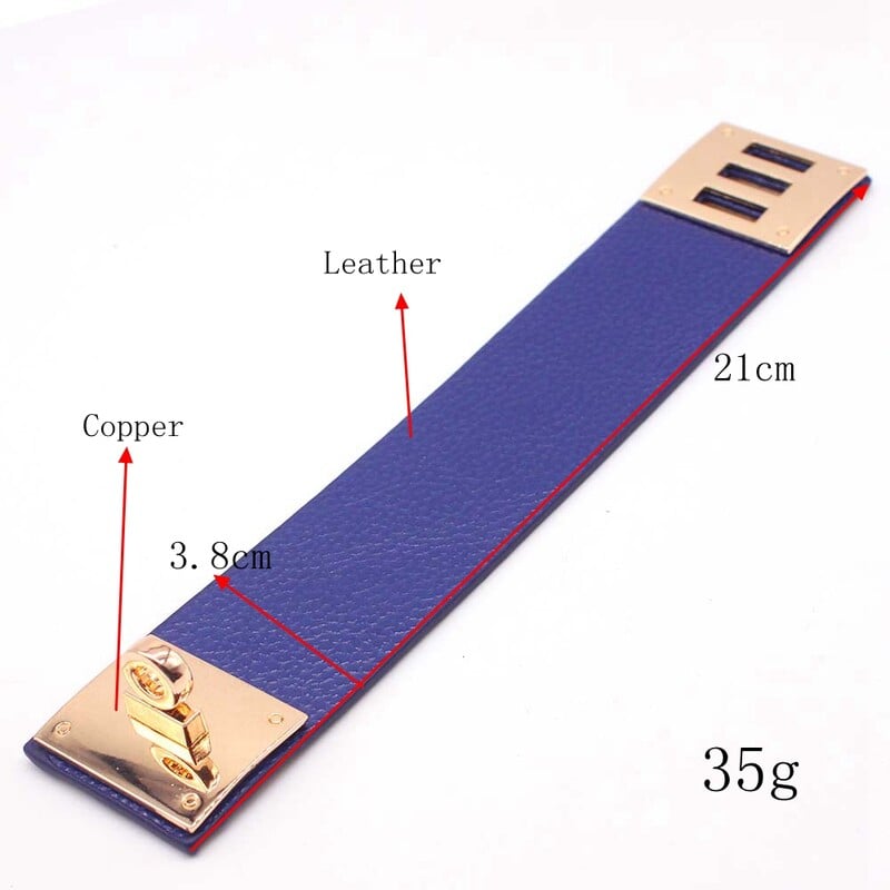 2023-as új divatos, arany borítású bőr karkötők, széles csukló Femme Statement ékszerajándékok