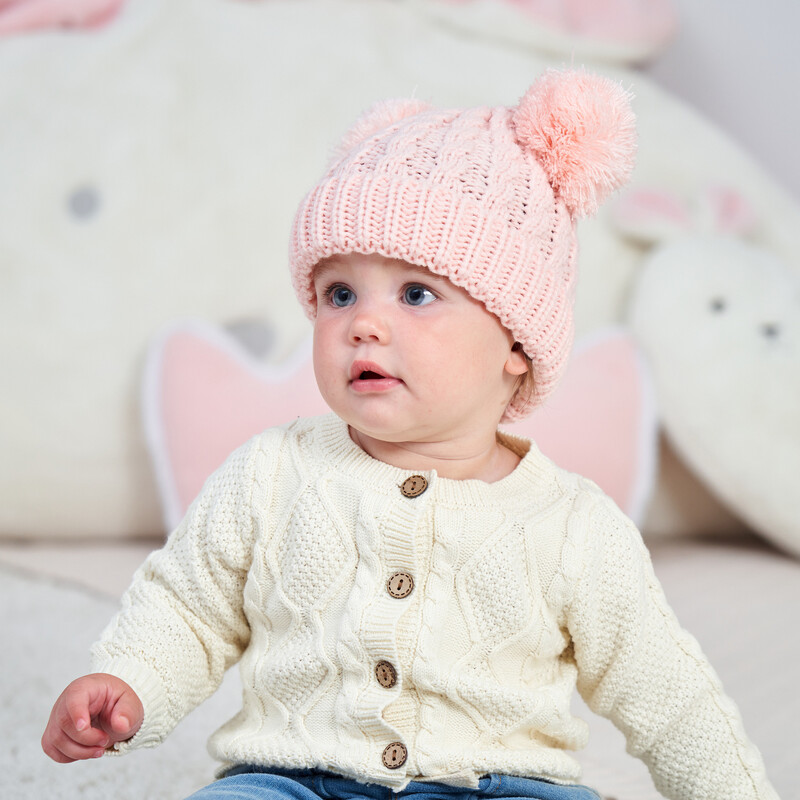 Jesenná zimná detská čiapka pre dievčatá, čiapka Beanie Bonnet, detské roztomilé brmbolce, pletené čiapky, pevné novorodenecké doplnky, teplejšie veci, batoľacia čiapka