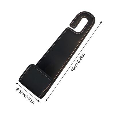 Odinis kablys automobilio sėdynės galvos atramos kablys Automatinis nugaros sėdynės organizatorius Kabykla Rankinė Drabužių laikiklis Automobilio interjero priedai