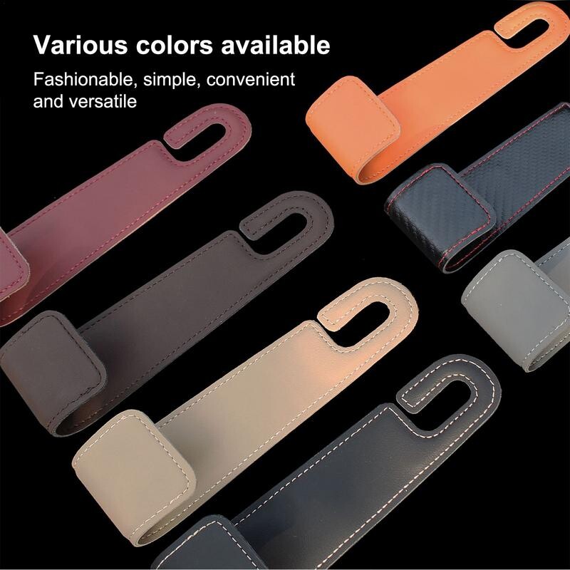 Odinis kablys automobilio sėdynės galvos atramos kablys Automatinis nugaros sėdynės organizatorius Kabykla Rankinė Drabužių laikiklis Automobilio interjero priedai