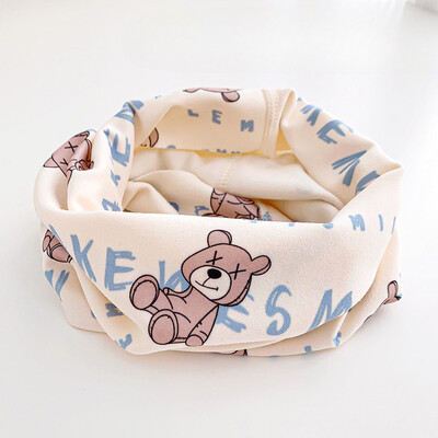 Dječja jesenska i zimska sezona, podebljana dječja navlaka za šal s crtićima, topli baršun otporan na vjetar, navlaka za vrat za dječake i djevojčice