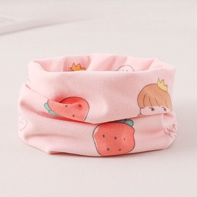 Dječja jesenska i zimska sezona, podebljana dječja navlaka za šal s crtićima, topli baršun otporan na vjetar, navlaka za vrat za dječake i djevojčice