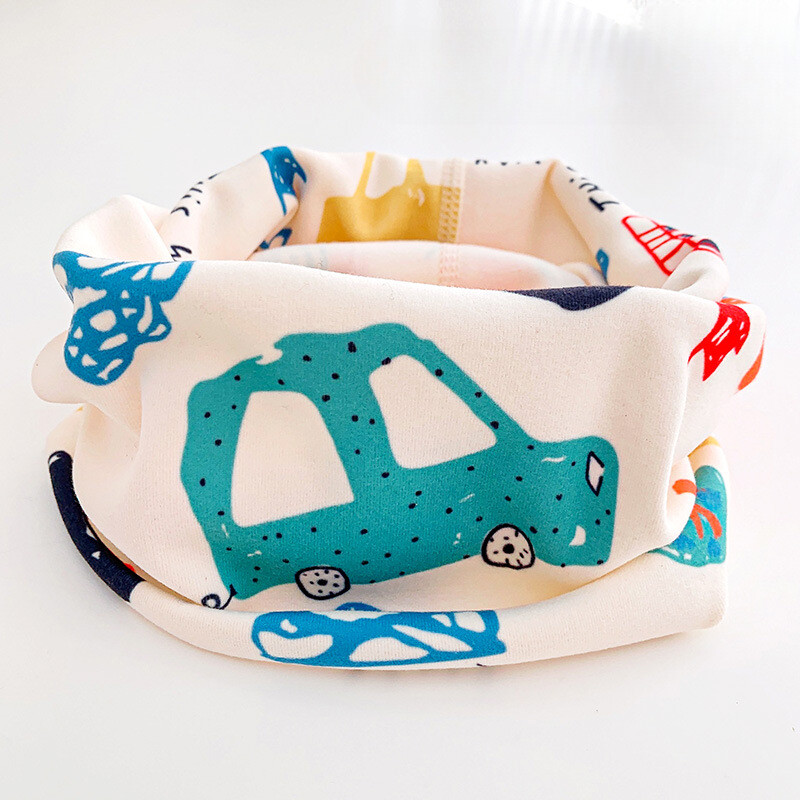 Dječja jesenska i zimska sezona, podebljana dječja navlaka za šal s crtićima, topli baršun otporan na vjetar, navlaka za vrat za dječake i djevojčice