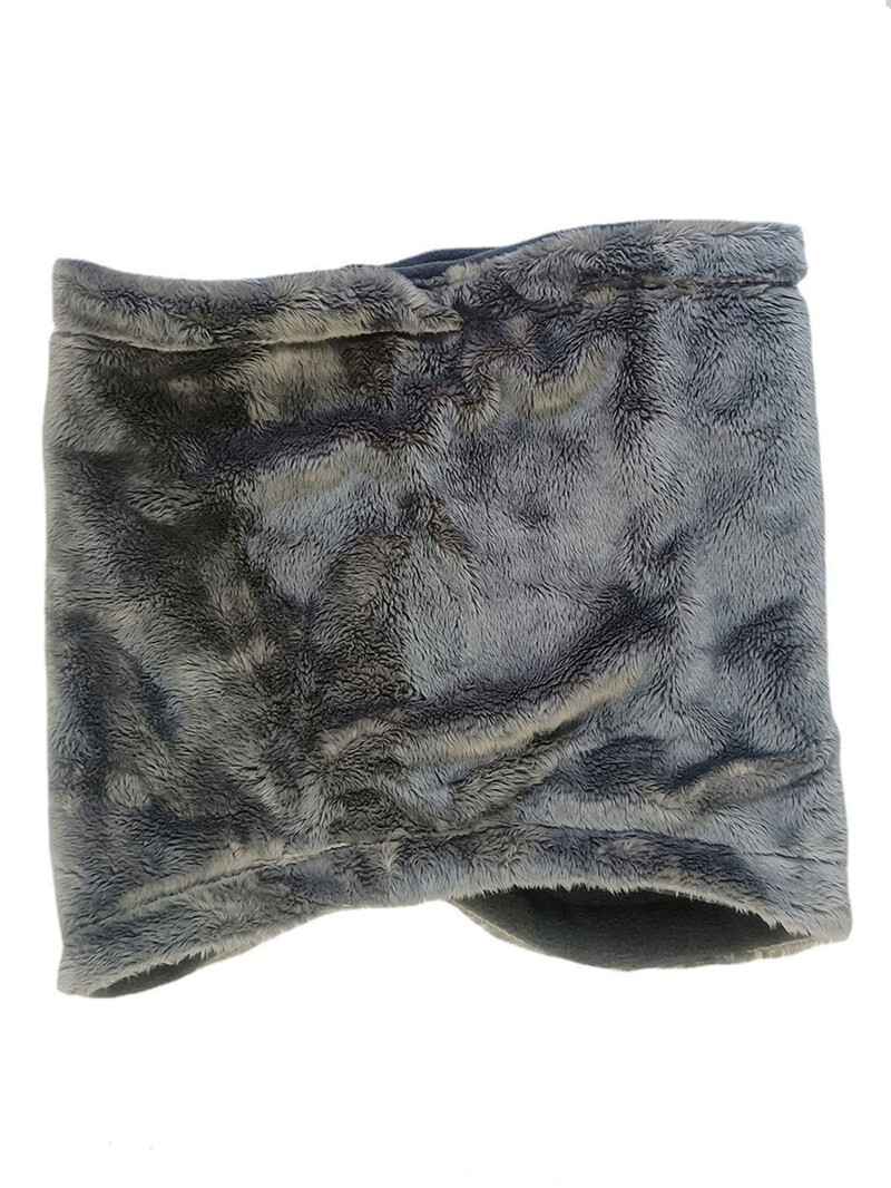 Naujas pliušinis vilnos žieminis šalikas berniukams merginoms moterims vyrams unisex žiedinė apykaklė Šalikas vaikams duslintuvas virš 8 metų vaikų šalikai