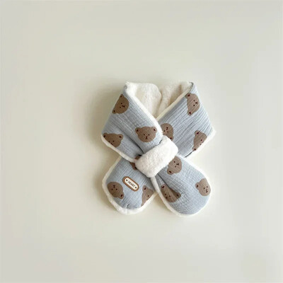 Topli šalovi za dojenčad Dječji šalovi s korejskim slatkim crtanim medvjedom Jesen Zima Topli šalovi za novorođene dječake i djevojčice Rekviziti za fotografije