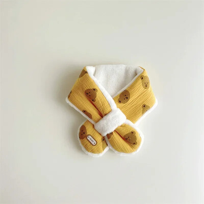 Topli šalovi za dojenčad Dječji šalovi s korejskim slatkim crtanim medvjedom Jesen Zima Topli šalovi za novorođene dječake i djevojčice Rekviziti za fotografije