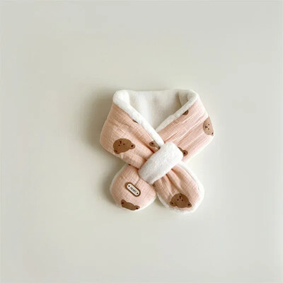 Topli šalovi za dojenčad Dječji šalovi s korejskim slatkim crtanim medvjedom Jesen Zima Topli šalovi za novorođene dječake i djevojčice Rekviziti za fotografije