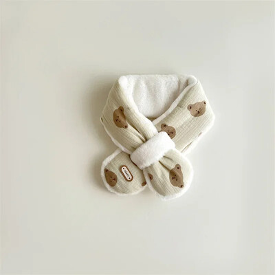 Topli šalovi za dojenčad Dječji šalovi s korejskim slatkim crtanim medvjedom Jesen Zima Topli šalovi za novorođene dječake i djevojčice Rekviziti za fotografije