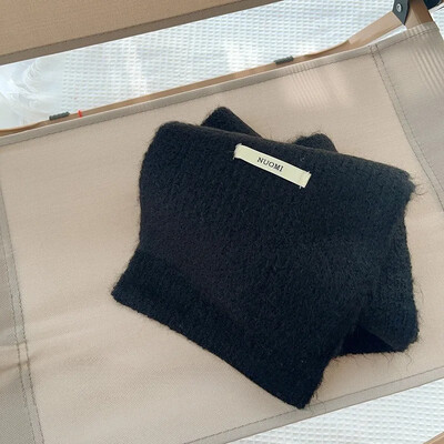 1-8 metų vilnos universalus vaikiškas šalikas rudens ir žiemos megzti šilti kaklaskarės berniukams ir mergaitėms Madinga vėjui atspari galvos skara