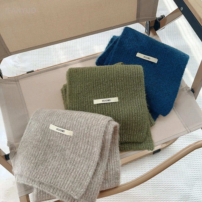 1-8 metų vilnos universalus vaikiškas šalikas rudens ir žiemos megzti šilti kaklaskarės berniukams ir mergaitėms Madinga vėjui atspari galvos skara