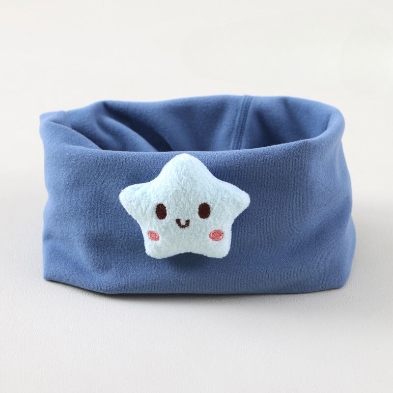 Dječja jesenska i zimska sezona, podebljana dječja navlaka za šal s crtićima, topli baršun otporan na vjetar, navlaka za vrat za dječake i djevojčice