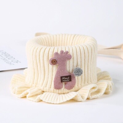 Dječji šal Zimski grijač za vrat za djecu Djeca Dječaci Djevojčice Vuneni pleteni brkovi Jednobojni topli heklani šalovi Karirana modna lutka