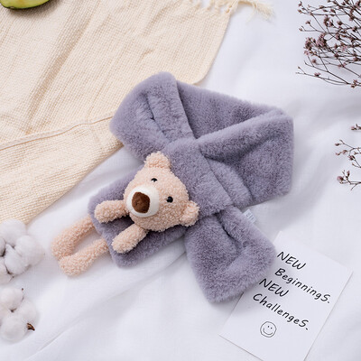 2020 Új divatos rajzfilm plüss plüss gyereksál gyerekeknek, kisfiúknak és lányoknak puha sál, ami melegen tartja az őszi télen