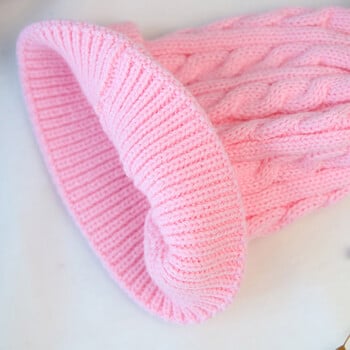 Καπέλο για μωρό χαριτωμένο Pompom Baby Cap Beanie Φθινόπωρο Χειμώνας Ζεστά πλεκτά Παιδικά Καπέλα Κοριτσίστικα Καπέλα μασίφ Hairball Ελαστική Παιδικά Καπέλα Καπό