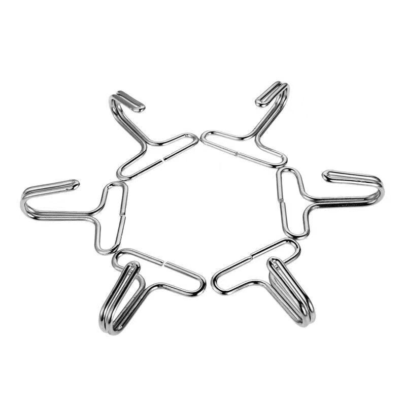 10 DB automatikus üléshuzat fém rögzítő az autósülés tartozékokhoz, szilvalemez fém kampós kártya, rögzített tokmány