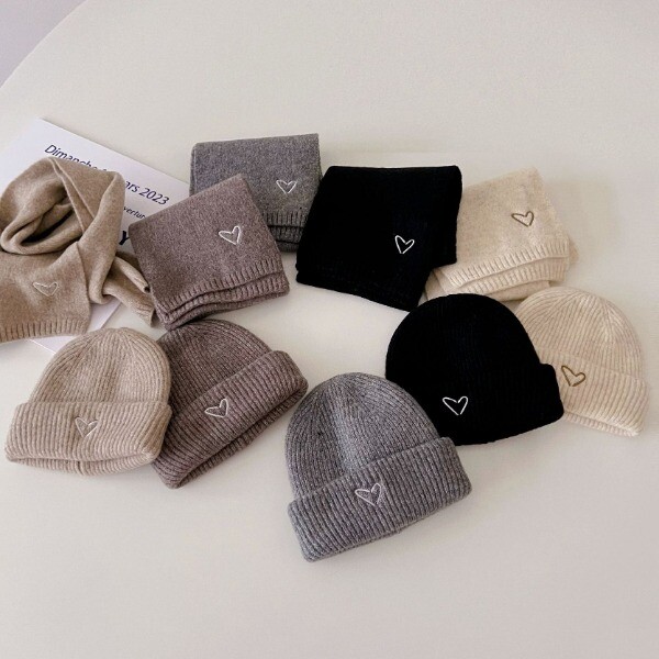 Eșarfă pentru copii Toamnă Iarnă Moda coreeană Copii tricotat Bavete pentru copii Broderie din lână Iarnă Versatilă Unisex Cald Fată Baiat Guler