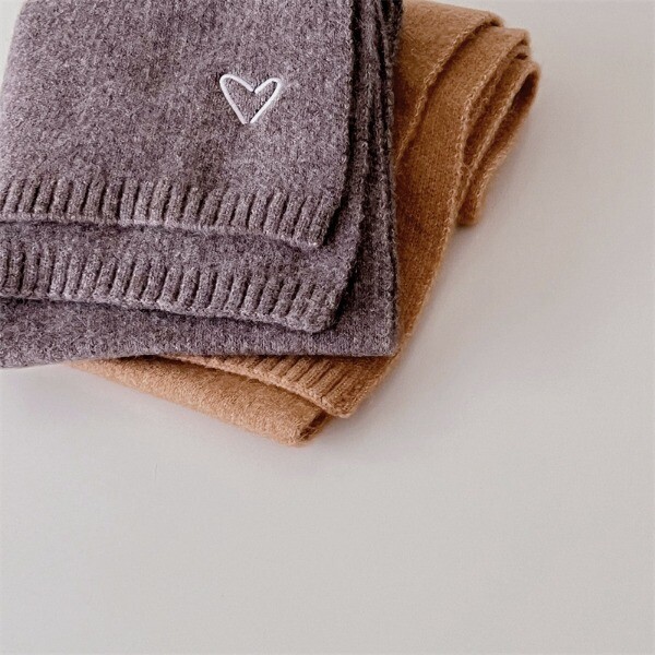 Eșarfă pentru copii Toamnă Iarnă Moda coreeană Copii tricotat Bavete pentru copii Broderie din lână Iarnă Versatilă Unisex Cald Fată Baiat Guler