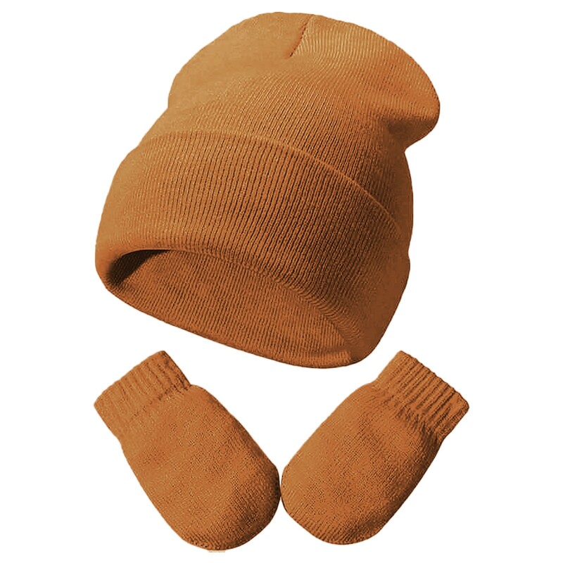 Kisgyermek lányok fiú téli sapkák csecsemők fiúk puha babasapkák gyerekeknek kötött téli sapkák Glvoes baba strandsapkák 6-12 hónapos korig