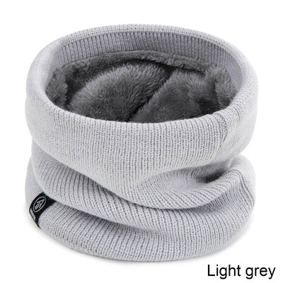 Eșarfă caldă de iarnă pentru băieți, fete, copii, pentru bebeluși, pentru încălzirea gâtului, guler gros de lână, guler, bumbac, tricotat, inel, zăpadă, rece